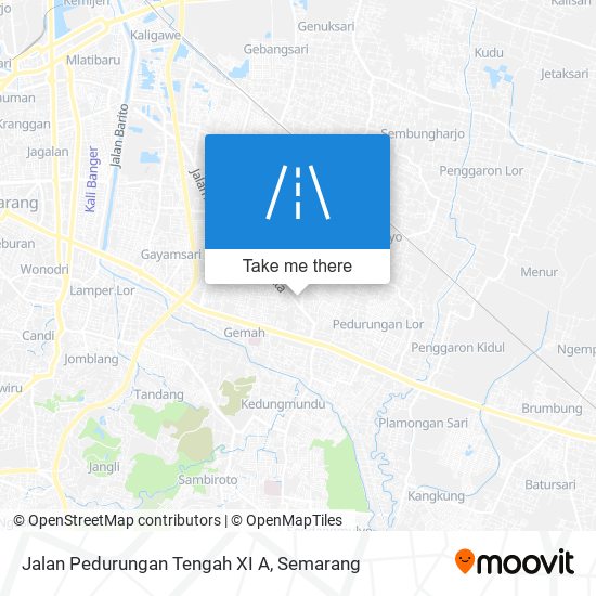 Jalan Pedurungan Tengah XI A map