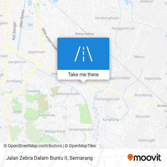 Jalan Zebra Dalam Buntu II map