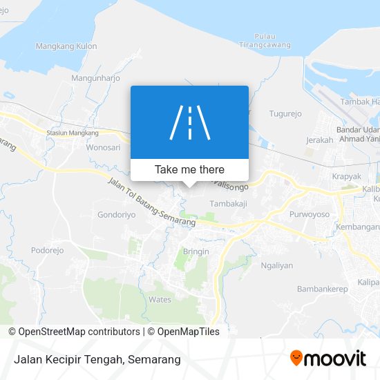 Jalan Kecipir Tengah map