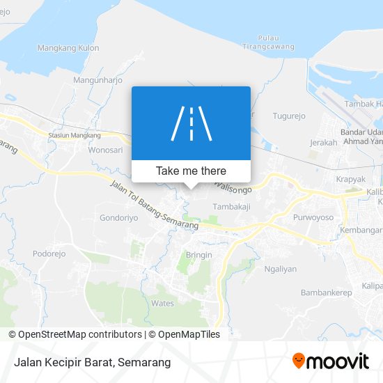 Jalan Kecipir Barat map