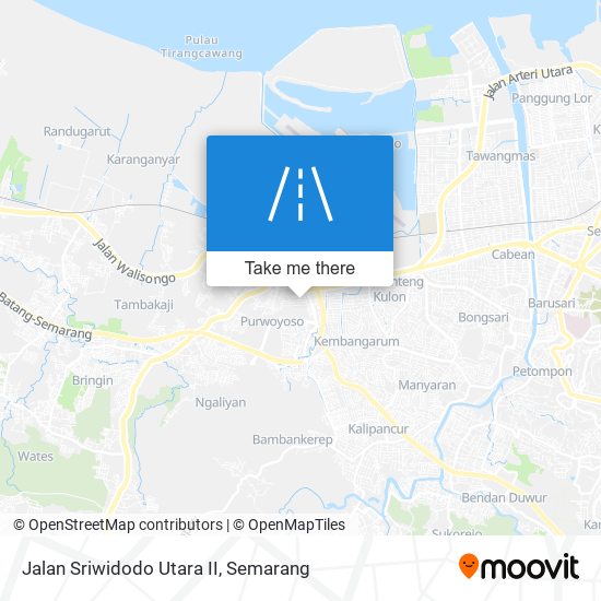 Jalan Sriwidodo Utara II map