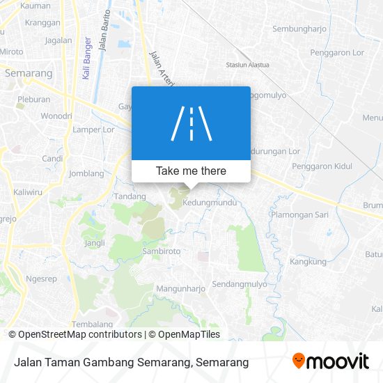 Jalan Taman Gambang Semarang map