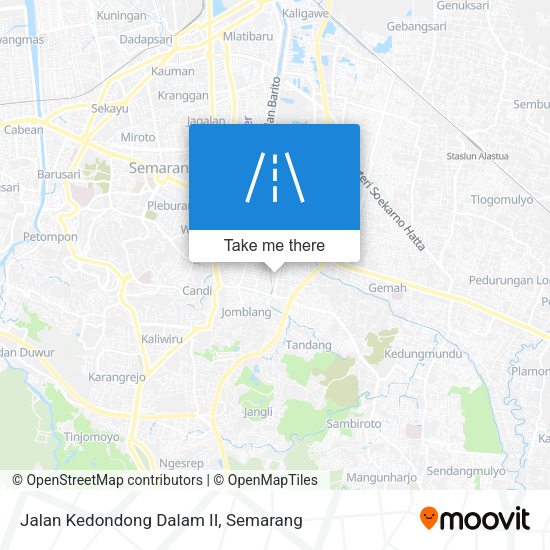 Jalan Kedondong Dalam II map