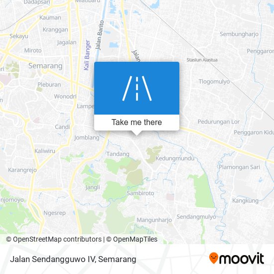 Jalan Sendangguwo IV map