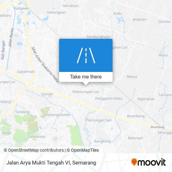 Jalan Arya Mukti Tengah VI map