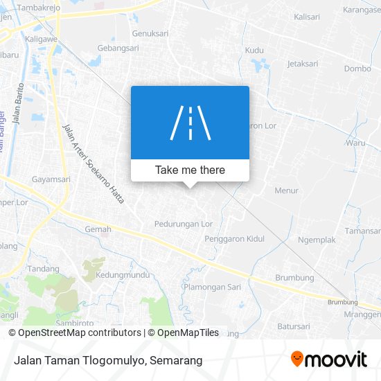 Jalan Taman Tlogomulyo map