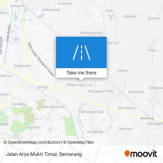 Jalan Arya Mukti Timur map