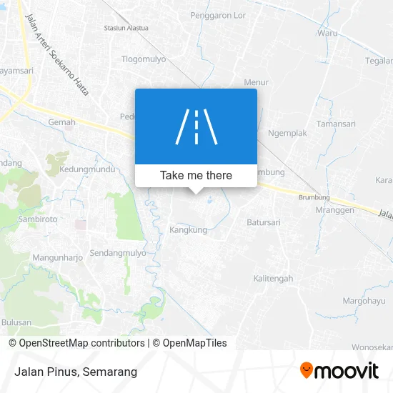 Jalan Pinus map