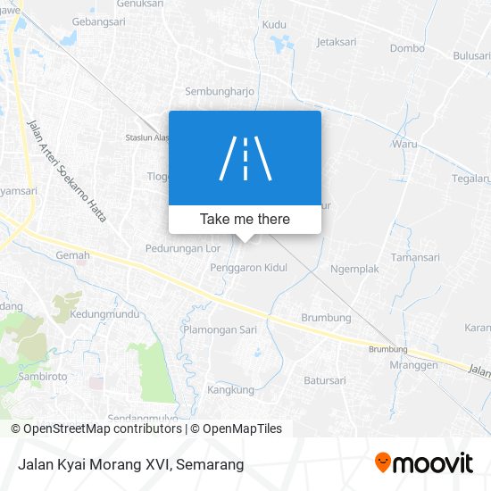 Jalan Kyai Morang XVI map