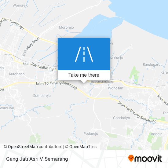 Gang Jati Asri V map