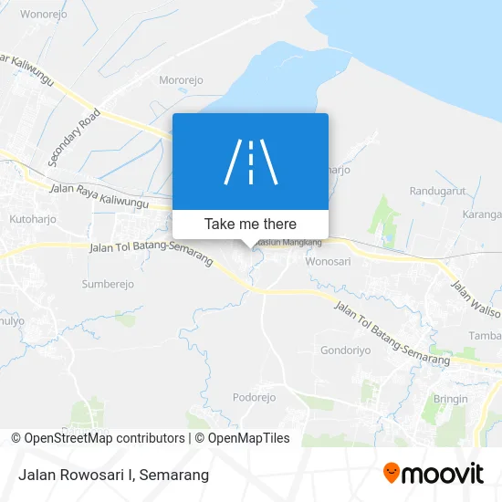 Jalan Rowosari I map