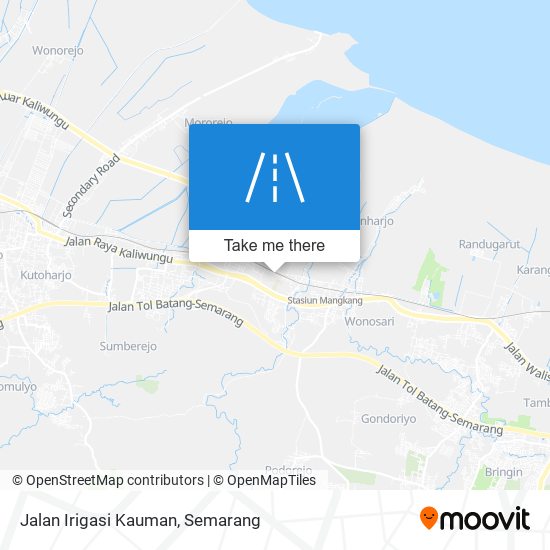 Jalan Irigasi Kauman map