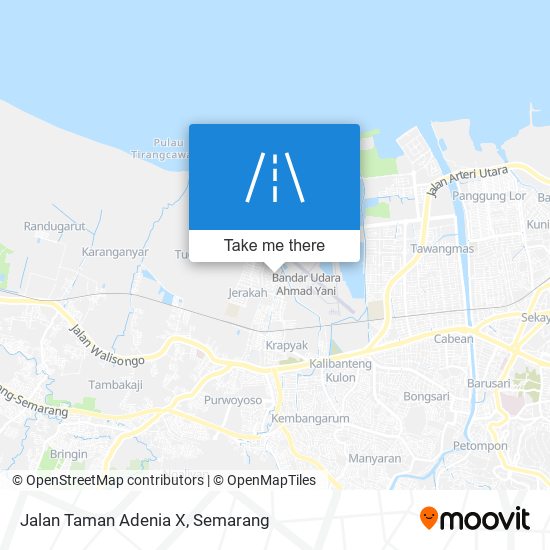 Jalan Taman Adenia X map