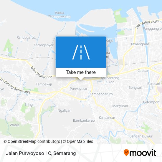 Jalan Purwoyoso I C map