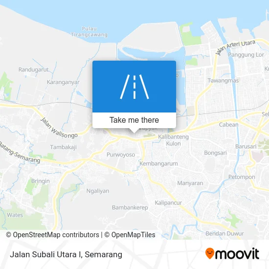 Jalan Subali Utara I map