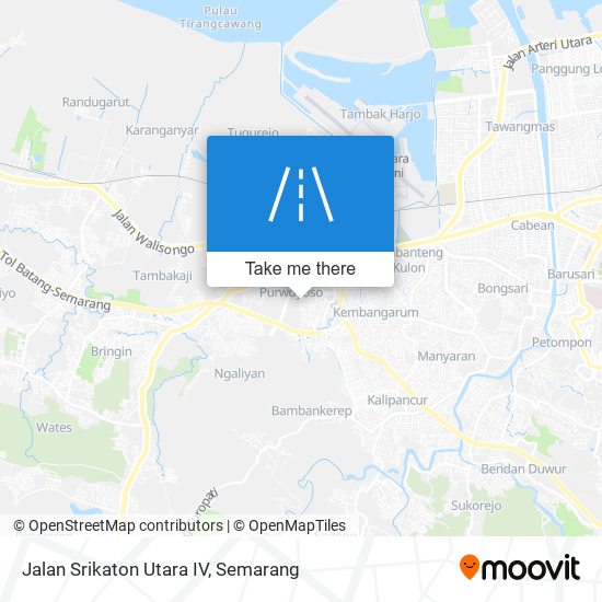 Jalan Srikaton Utara IV map