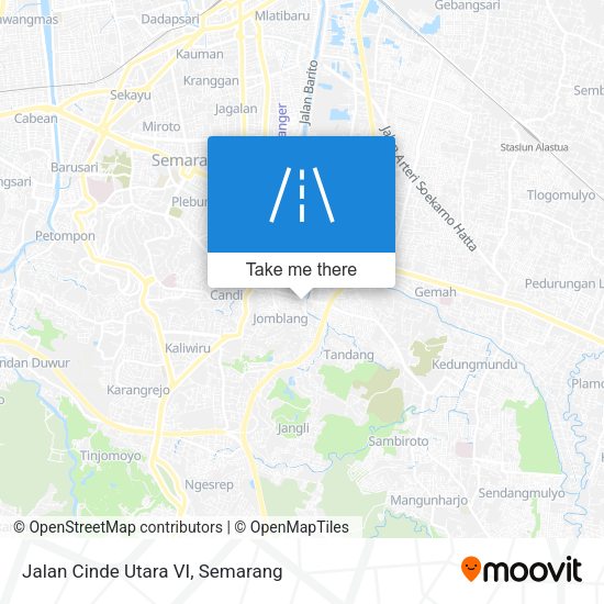 Jalan Cinde Utara VI map