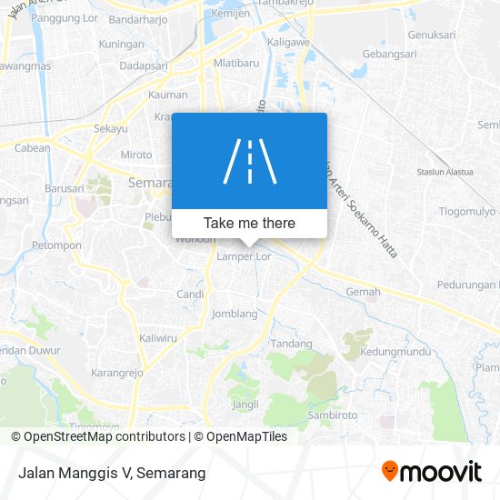 Jalan Manggis V map