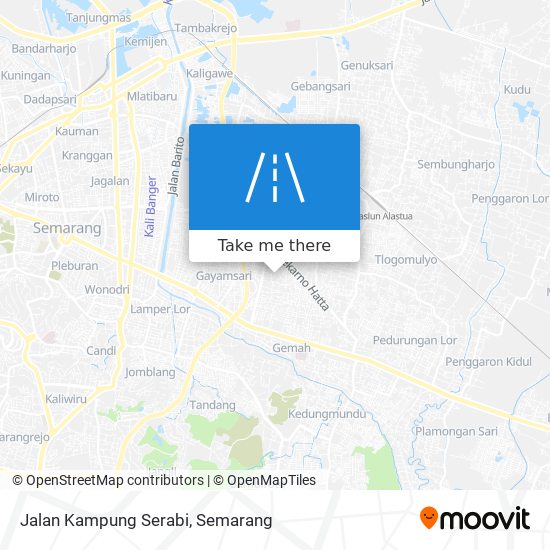 Jalan Kampung Serabi map