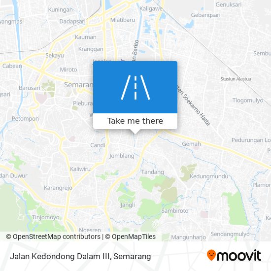 Jalan Kedondong Dalam III map