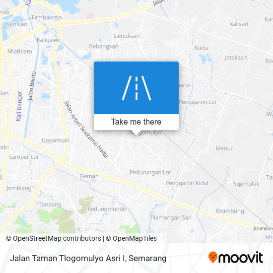 Jalan Taman Tlogomulyo Asri I map