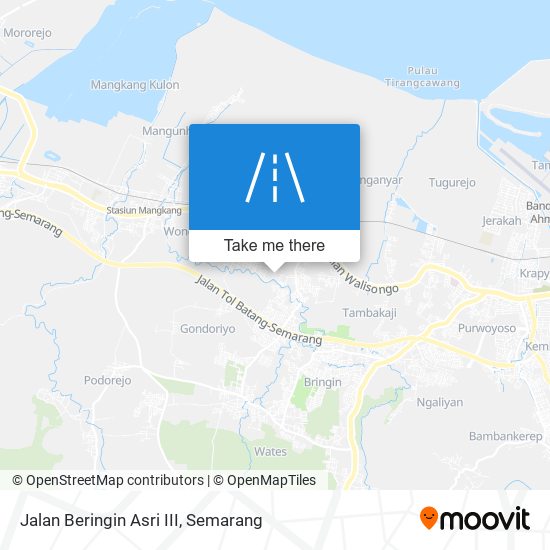 Jalan Beringin Asri III map