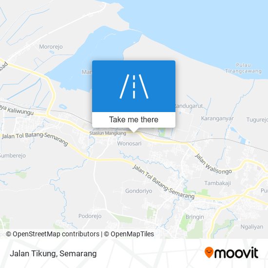 Jalan Tikung map