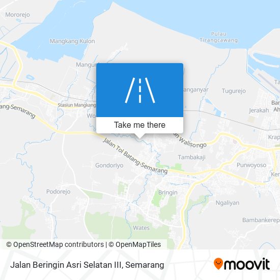 Jalan Beringin Asri Selatan III map