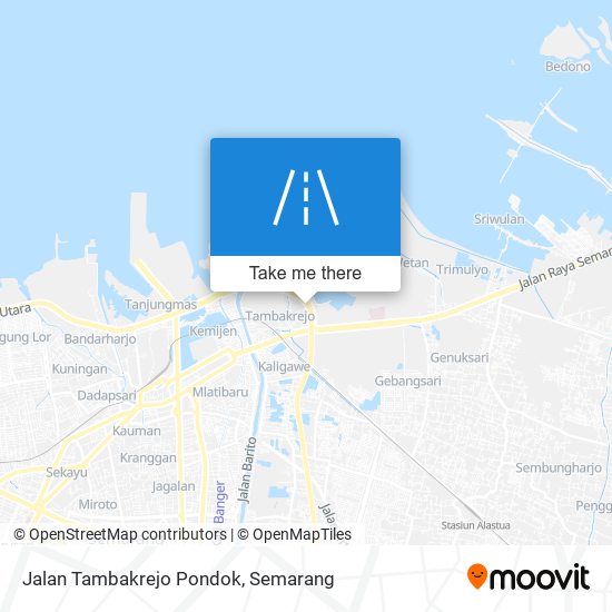 Jalan Tambakrejo Pondok map