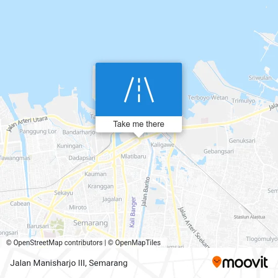 Jalan Manisharjo III map