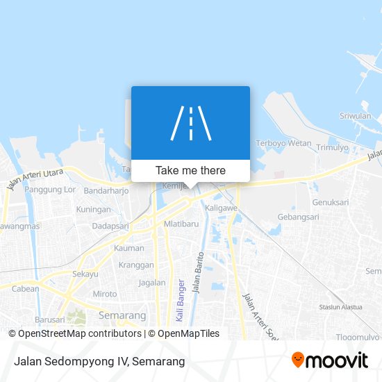 Jalan Sedompyong IV map