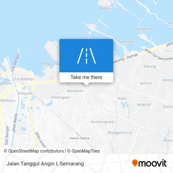 Jalan Tanggul Angin I map