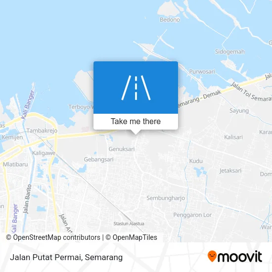 Jalan Putat Permai map