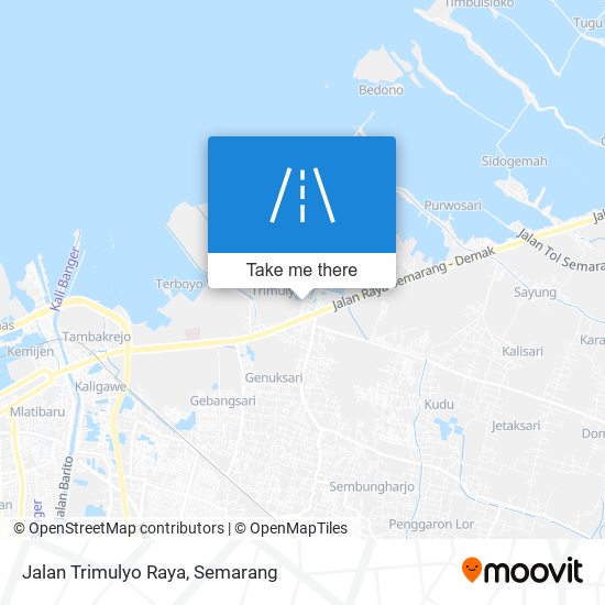 Jalan Trimulyo Raya map