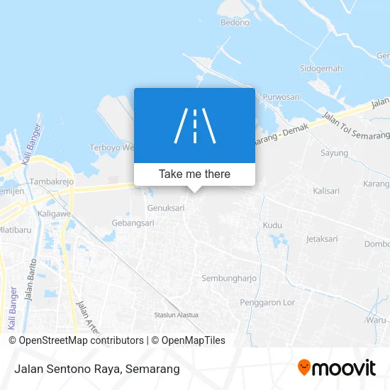 Jalan Sentono Raya map