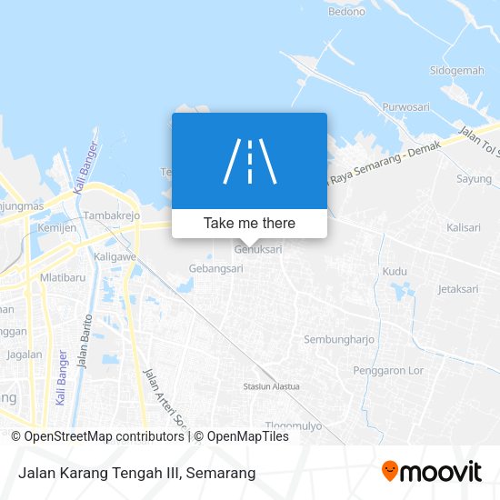 Jalan Karang Tengah III map