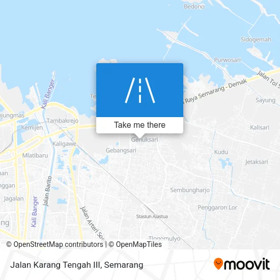 Jalan Karang Tengah III map