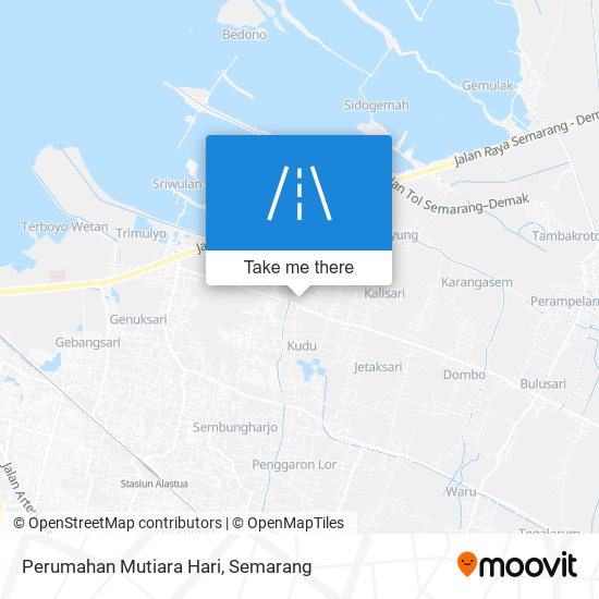 Perumahan Mutiara Hari map