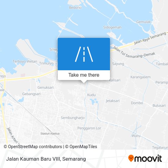 Jalan Kauman Baru VIII map