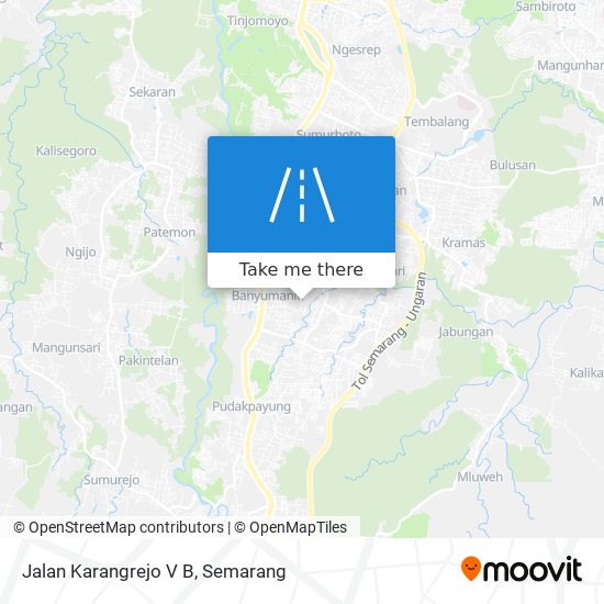 Jalan Karangrejo V B map