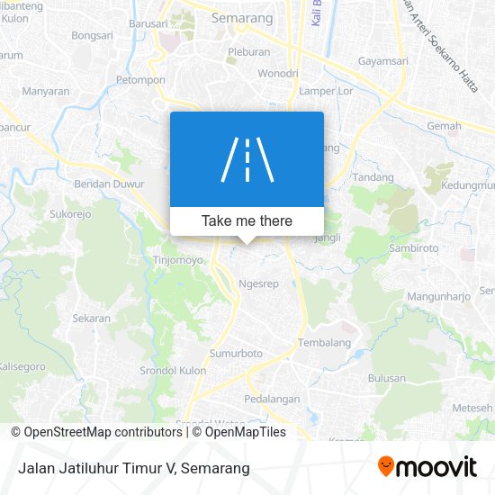 Jalan Jatiluhur Timur V map