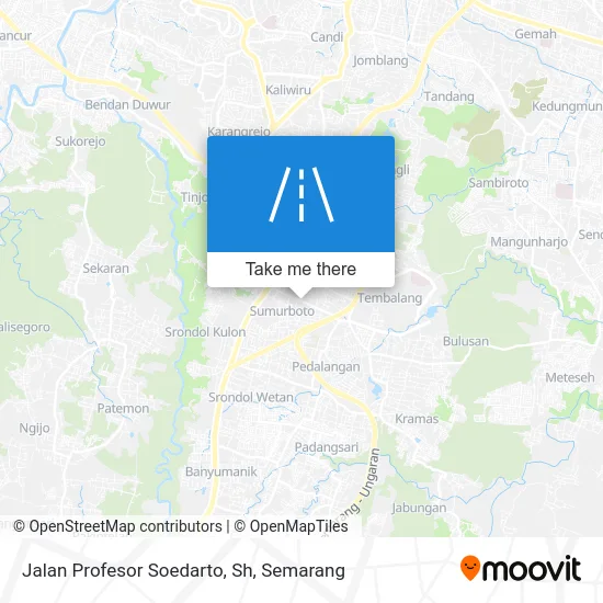 Jalan Profesor Soedarto, Sh map