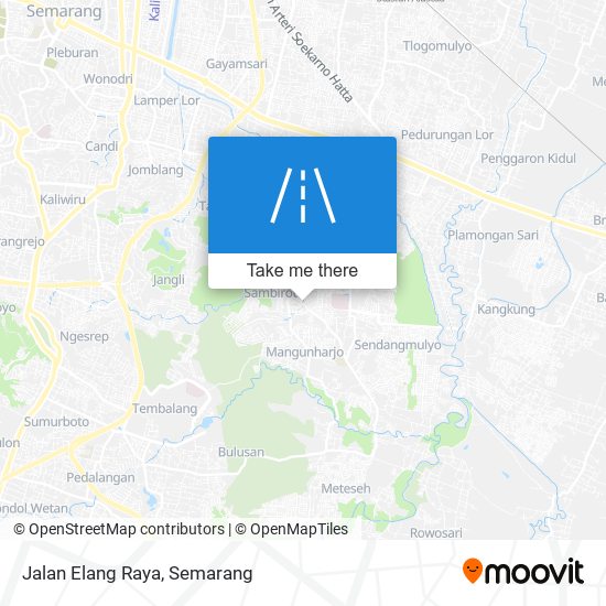 Jalan Elang Raya map