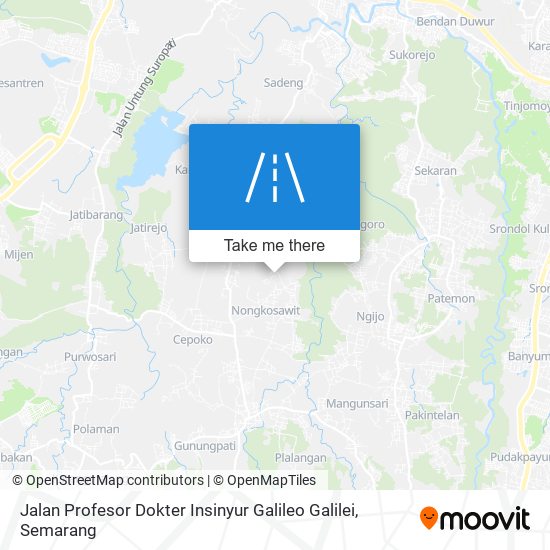 Jalan Profesor Dokter Insinyur Galileo Galilei map