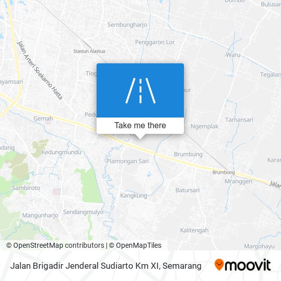 Jalan Brigadir Jenderal Sudiarto Km XI map