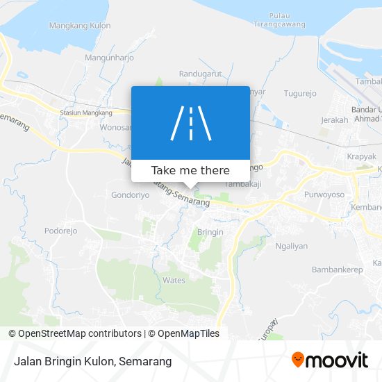 Jalan Bringin Kulon map