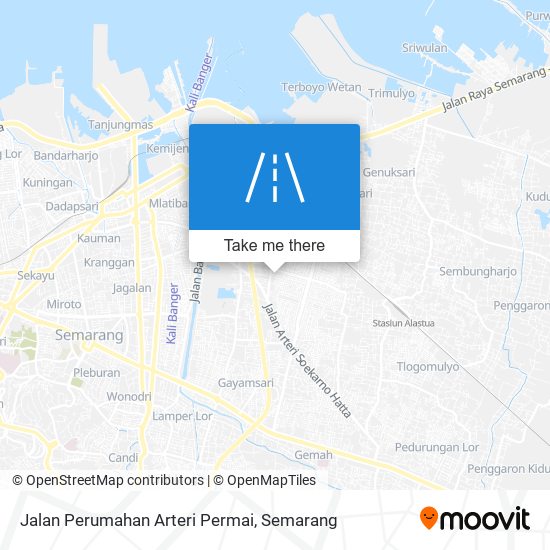 Jalan Perumahan Arteri Permai map