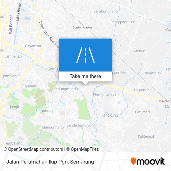 Jalan Perumahan Ikip Pgri map