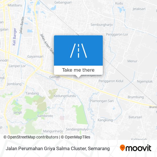 Jalan Perumahan Griya Salma Cluster map