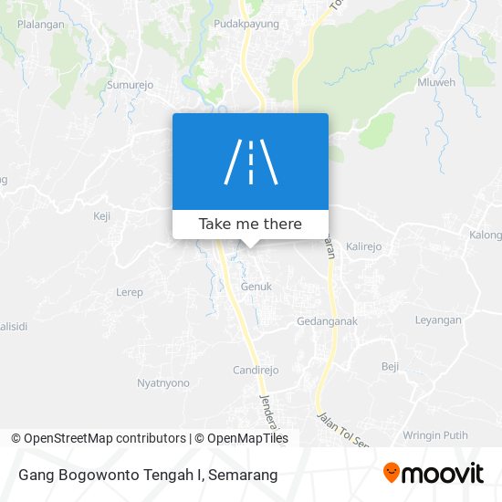 Gang Bogowonto Tengah I map